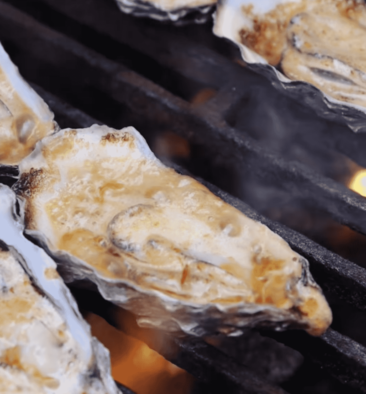 BBQ Oysters with Chipotle Bourbon Butter